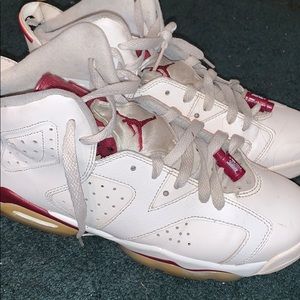 Air Jordan 6s maroon